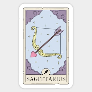 Sagittarius card Sticker